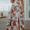 Vestido Maxi Floral "Atardecer de Verano"